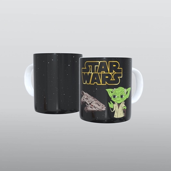 Caneca De Porcelana Aniversário, Mestre Yoda, Star Wars