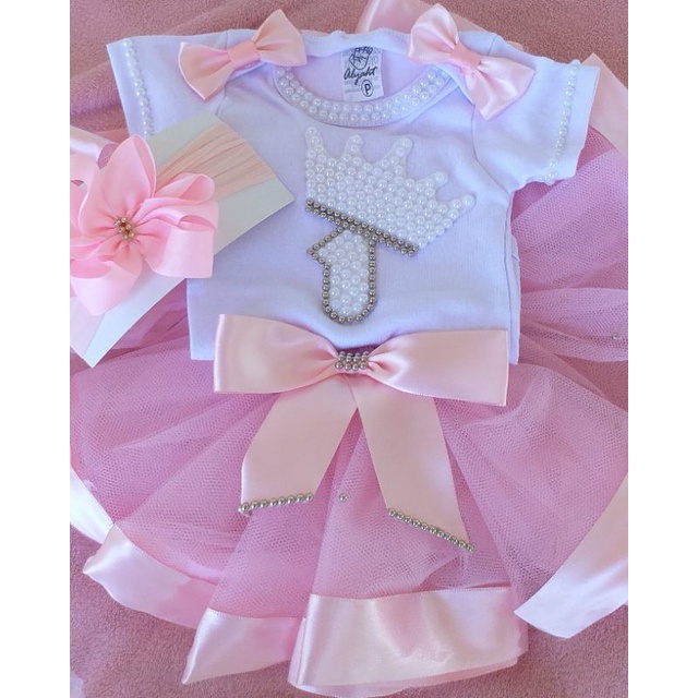 Body personalizado com saia best sale de tule