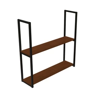 Prateleira Industrial com 2 Prateleiras 90 x 20 cm Avelã – PIA2-9020