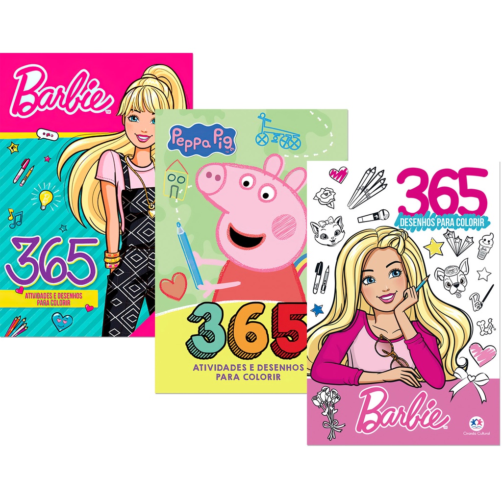 Peppa Pig - 365 Desenhos para colorir : Blanca Alves Barbieri, Paloma:  : Livros