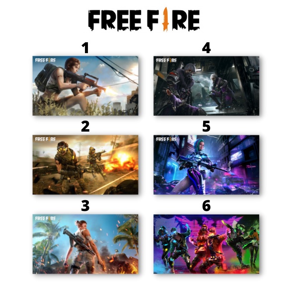 Quadro jogo free fire games on line decorativo - Quadros Mais,Sua loja de  Quadros Decorativos na Internet