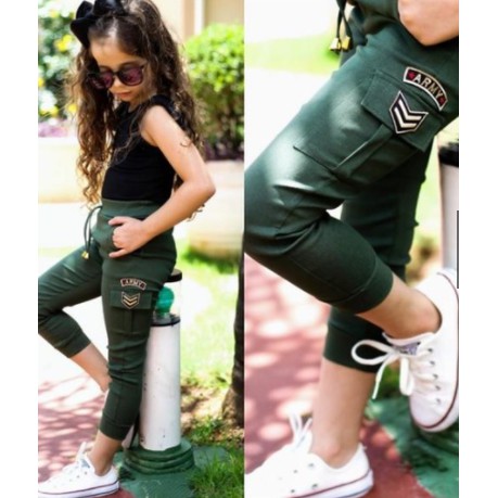 Calça do exercito cheap feminina infantil