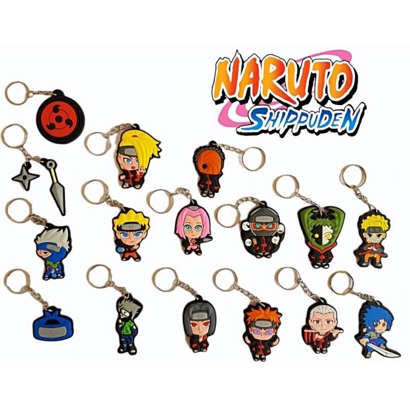 Cative! Presentes & Decorações - Chaveiro emborrachado Naruto