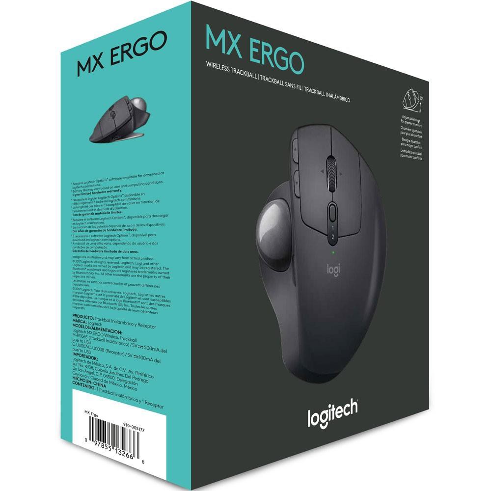 Logitech online MX ERGO Plus Wireless Trackball Mouse