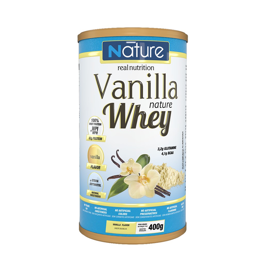 VANILLA NATURE WHEY 400G NUTRATA