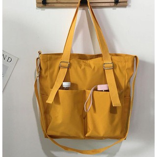 Large canvas sales shoulder bag