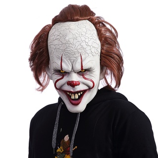 Máscara de Halloween Assustador Pennywise Palhaço Assustador Cara