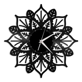 Mandala - Relógio Disco De Vinil Decoração