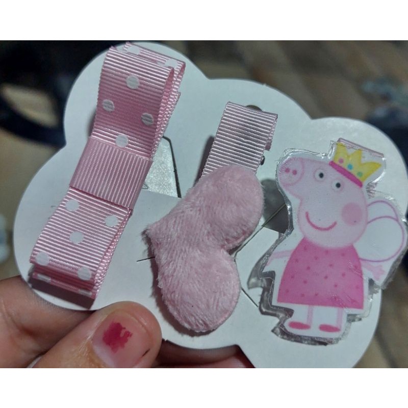 Kit Hair Clips Peppa Pig Shopee Brasil