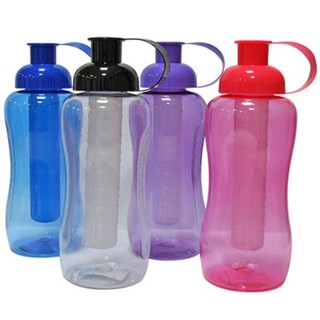 Squeeze Garrafa De Água Com Porta Gelo - 600 ML/ Garrafa com alça de silicone - 500ML