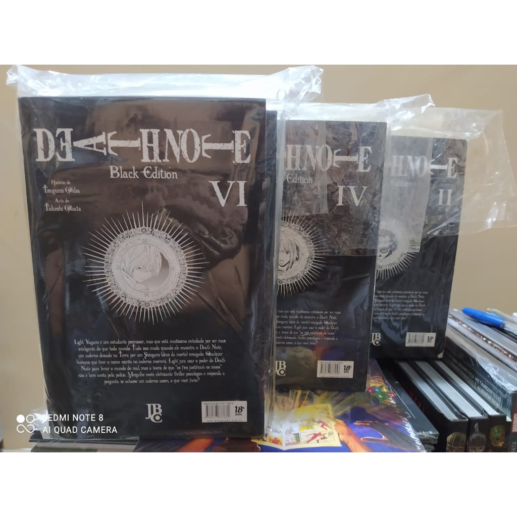 Mangá Death Note Black Edition - Mangás JBC