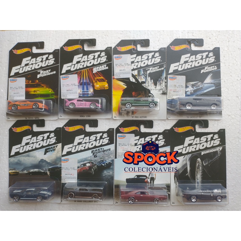 2018 Hot Wheels Velozes e Furiosos 8 Ice Charger 79/365 8/10 FJW40 escala  1/64 Baleado - Arte em Miniaturas