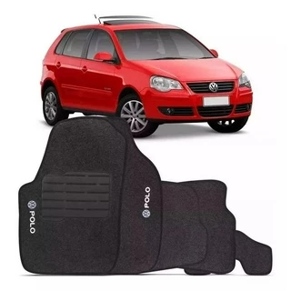 Tapete Carpete Polo Hatch Sedan 2009 A 2018 Cor Grafite