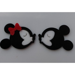 KIT 5 casal mickey e minnie em acrilico