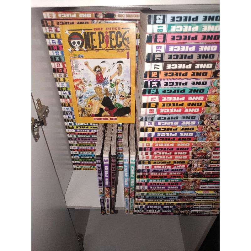 coleção de mangás one piece volumes do 21 ao 40 venda de mangás avulsa