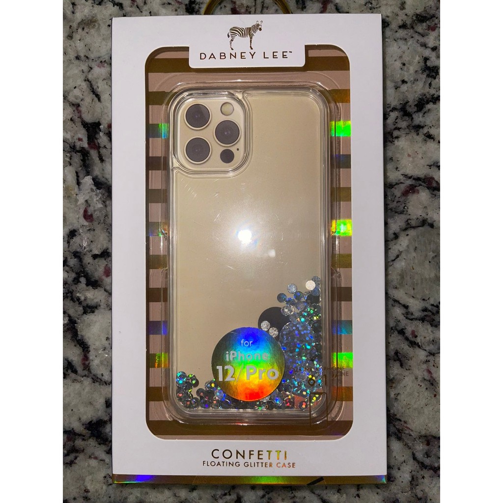 Case para Iphone 12 Pro Dabney Lee Glitter Confetti Iridescent