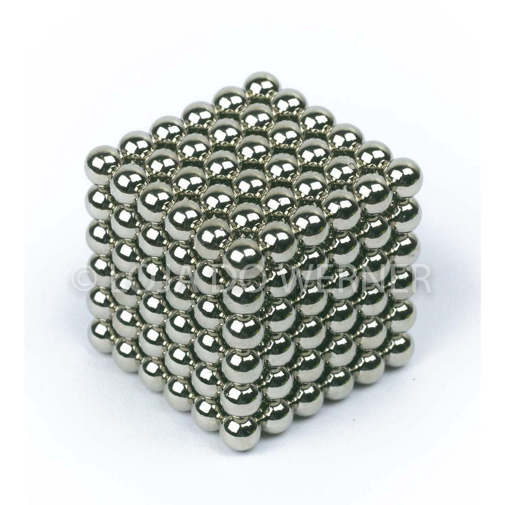 CUBO MAGNETICO IMA NEODIMIO P PRATEADO 216 ESFERAS