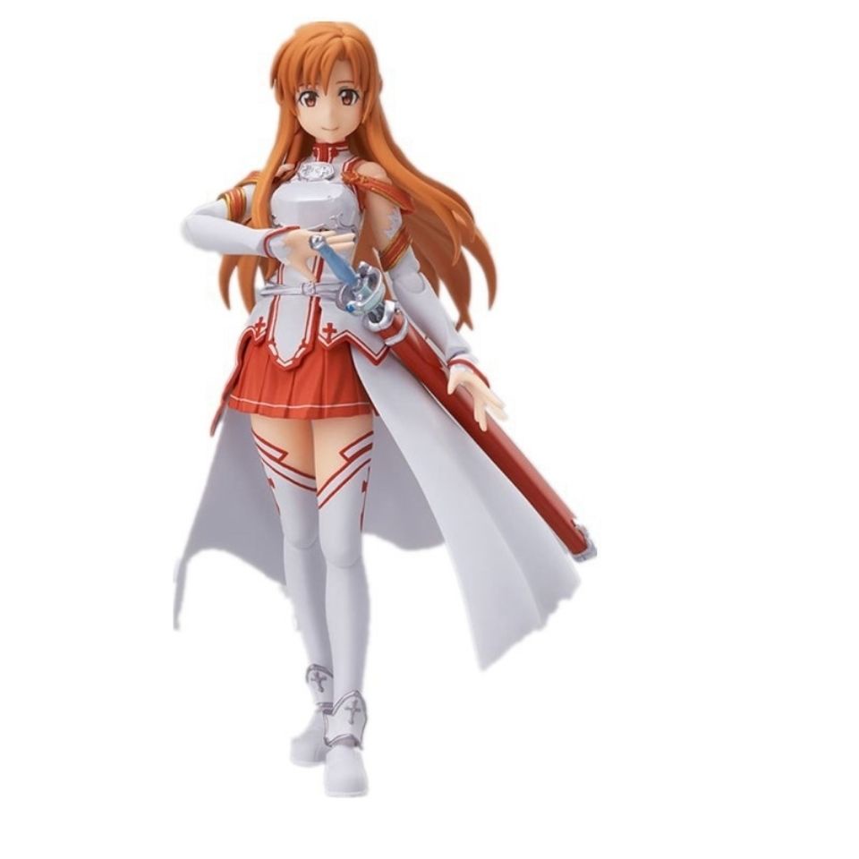 Anime Sword Art Online Asuna Yuuki Kirito Figma 178 PVC 14CM Anime Sword Art Online Asuna Yuuki Kirito Figma 178 PVC 14CM