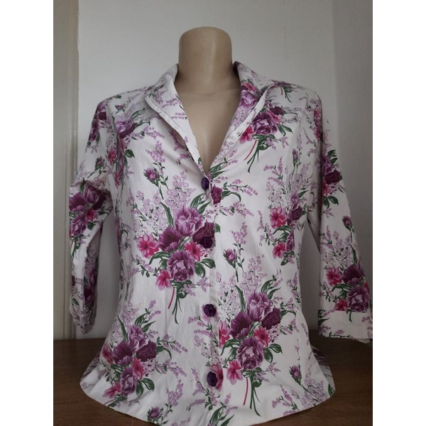 Casaco florido feminino hot sale