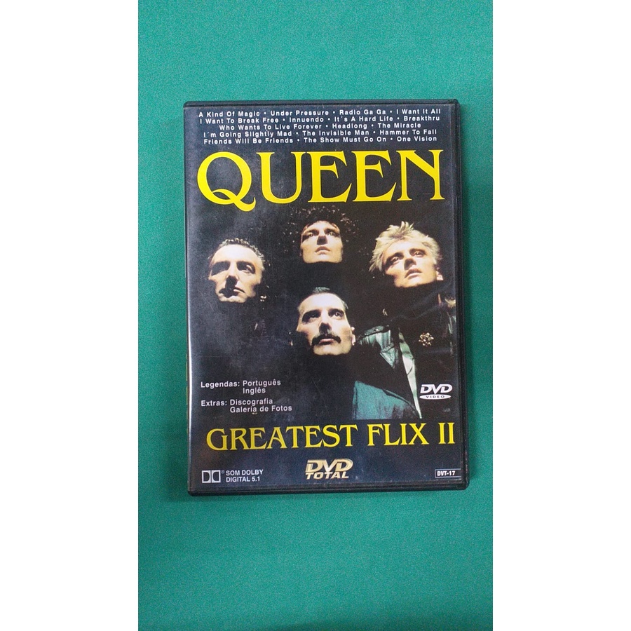 Dvd Queen - Greatest Flix - Dvd Total - Novo Lacrado em Promoção na  Americanas