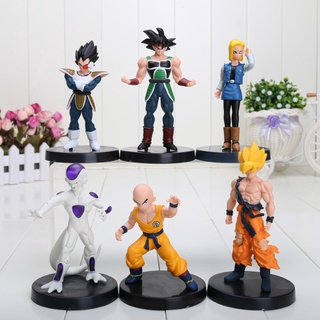 12pcs Dragon Ball Kakarotto Action Figures Hitto Beerus Burdock Anime  bonecos colecionáveis Vegeta Filho Goku Kids Toys