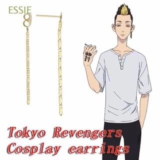 Brincos Pendurados De Personagem De Desenho Hanma Shuji Tokyo Revengers ESSIEBR / Multicolorido