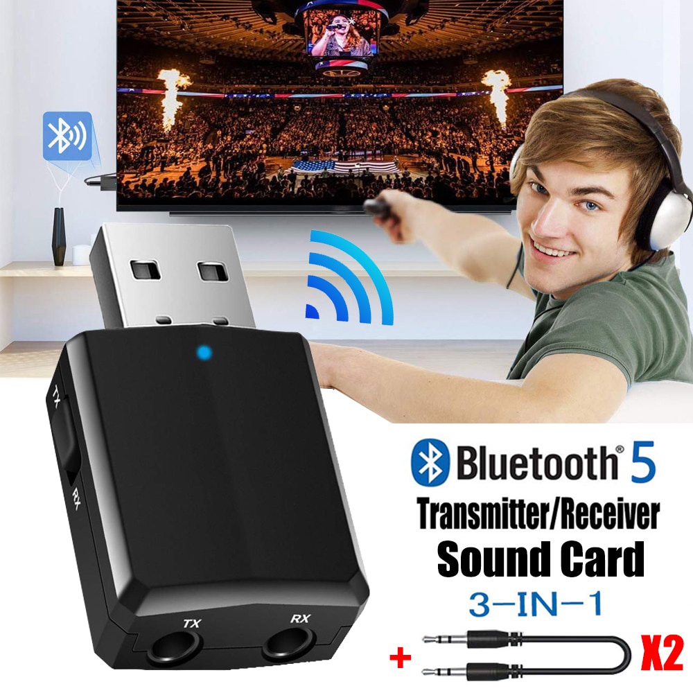 Adaptador Bluetooth para TV e Som 5.0 receptor e transmissor 2 em 1 - G  Oliveira Informatica Loja em Salvador