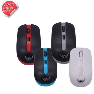 Mouse Sem Fio Wireless + Adaptador Usb Para Computador Notebook