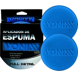 Aplicador de Espuma p/ Limpeza Automotiva Vonixx Kit 2un
