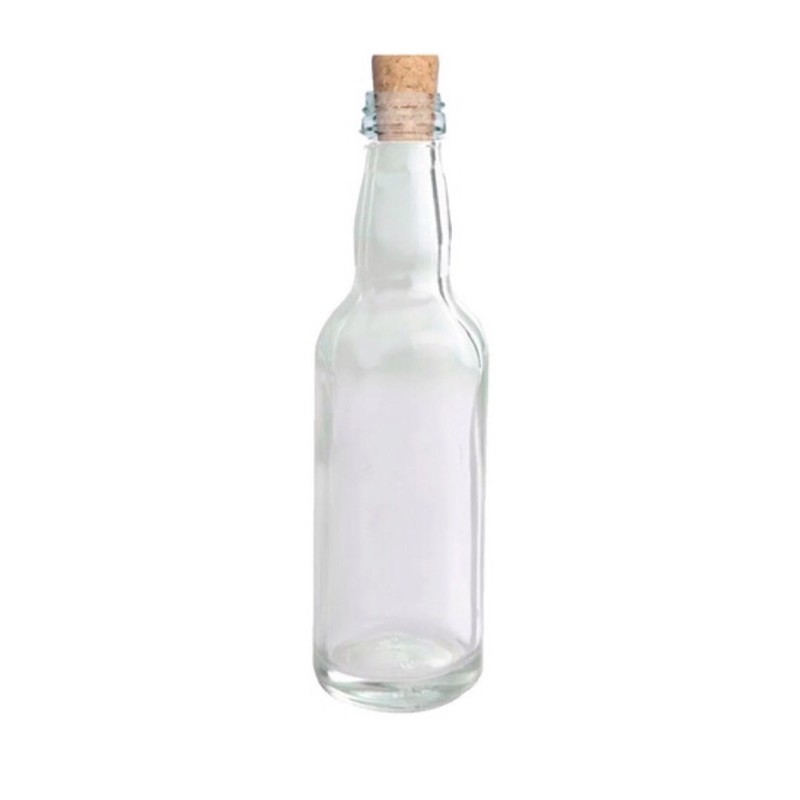 Garrafinha de vidro 50ml com rolha - lembrancinhas temperos licores - 10 Unidades