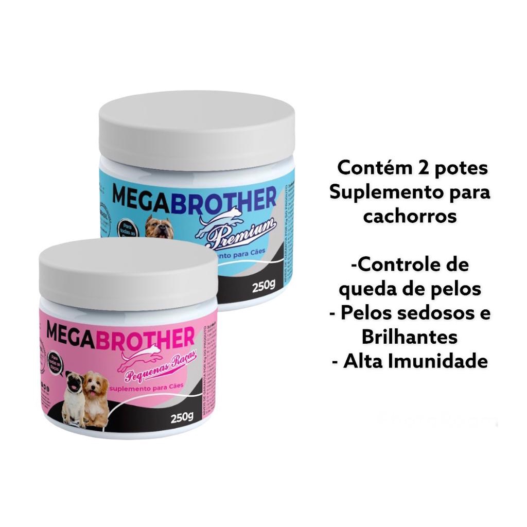 Suplemento Forte Cachorro Pet Pequenas Raças Mega Brother