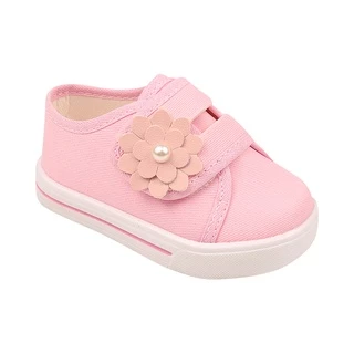 Tênis infantil menina flor colante SYi10