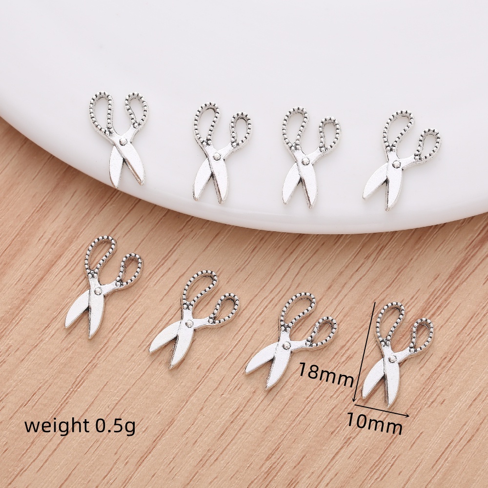 40 Pcs Requintado Do Vintage Tesoura Encantos Desenhador Das Mulheres  Pulseira Colar De Moda Jóias Fazendo DIY Acessórios Pingente | Shopee Brasil