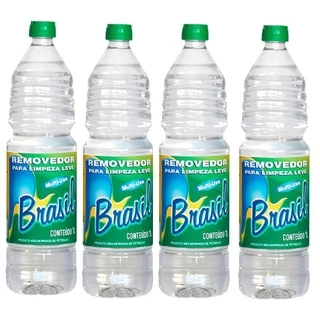 Kit 4 Removedor Querosene Brasil 1L Multiuso Tradicional em Oferta na Shopee