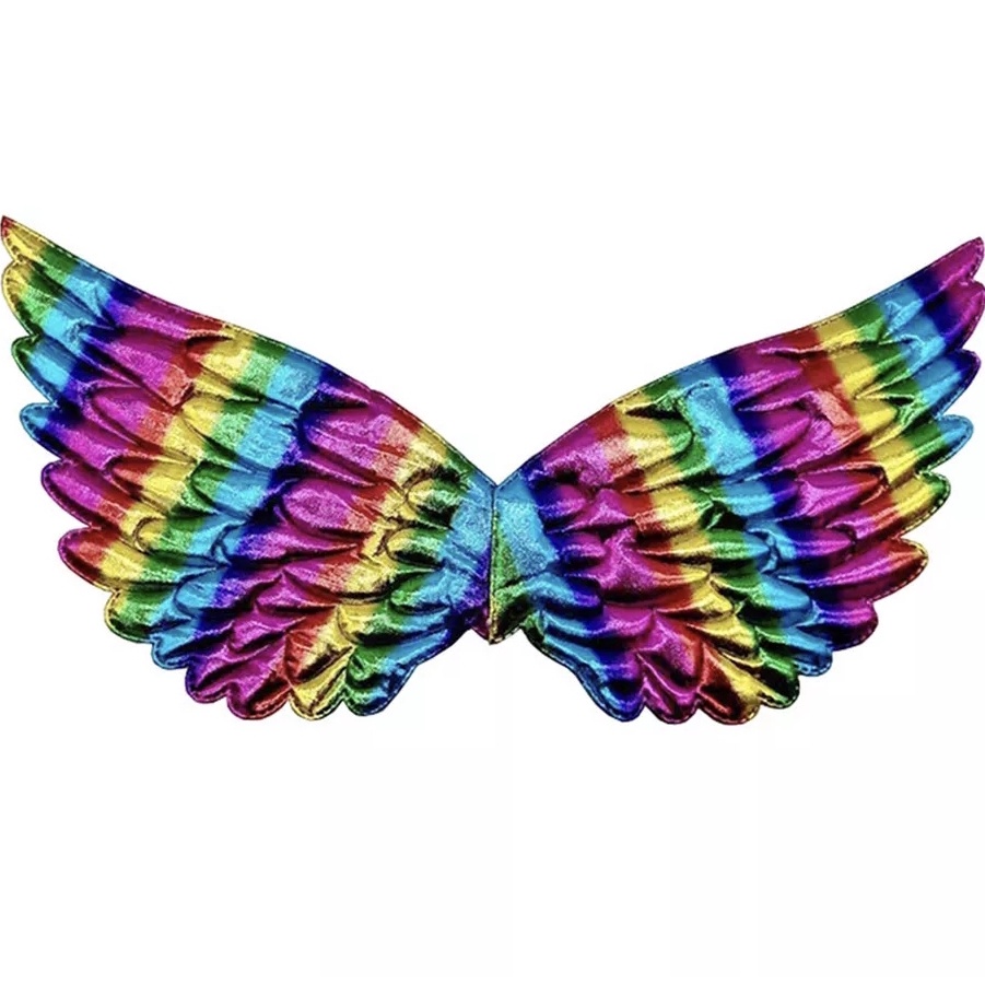Unicórnio com asas voando colorido desenho infantil simples