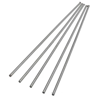5pcs Novo Tubo Capilar De Aço Inoxidável Silver 304 3mm OD 2mm ID 250mm Comprimento
