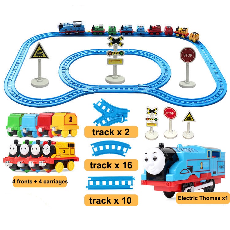 40 Pcs Thomas E Amigos Conjunto De Trem Com Carros De Metal Faixas Definir Liga Trem Magnético Brinquedos Para As Crianças
