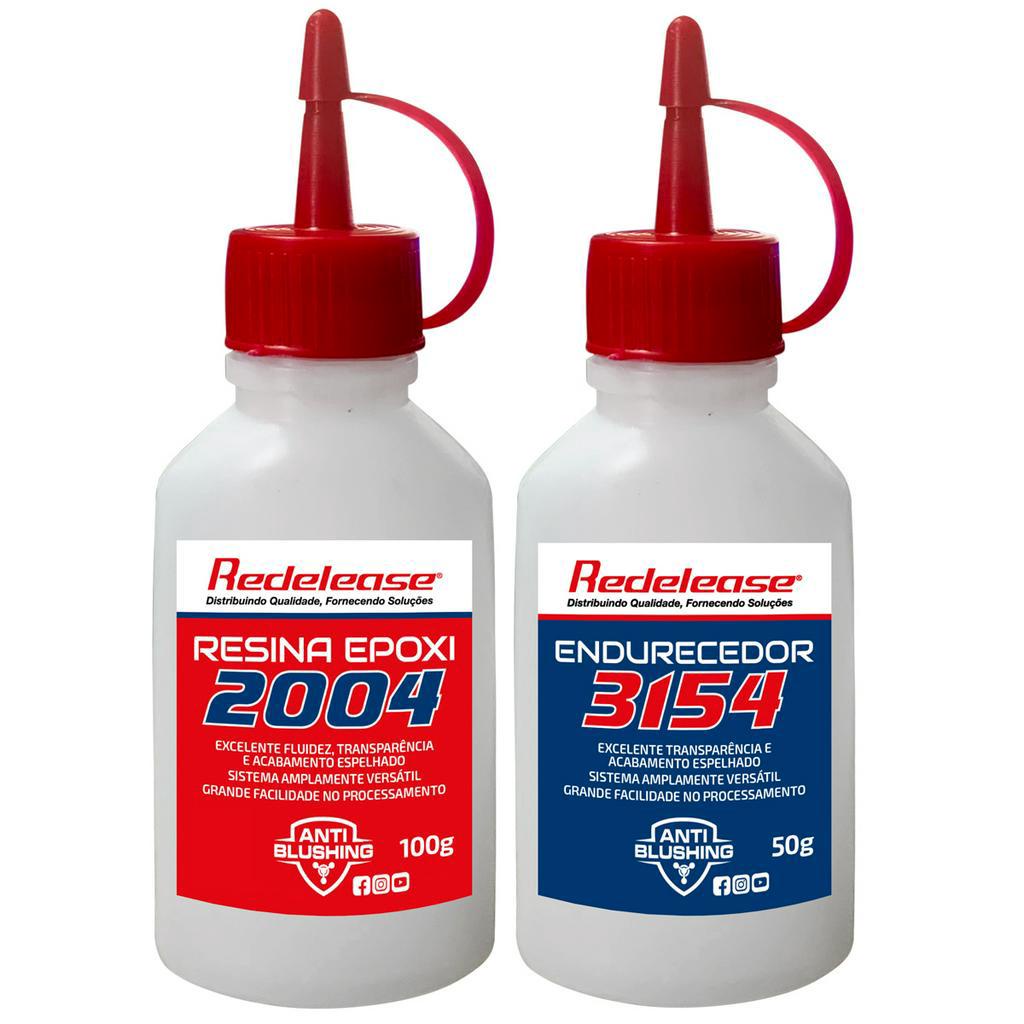 Resina 2004 Epoxi Transparente Com Endurecedor 3154 (150 g)