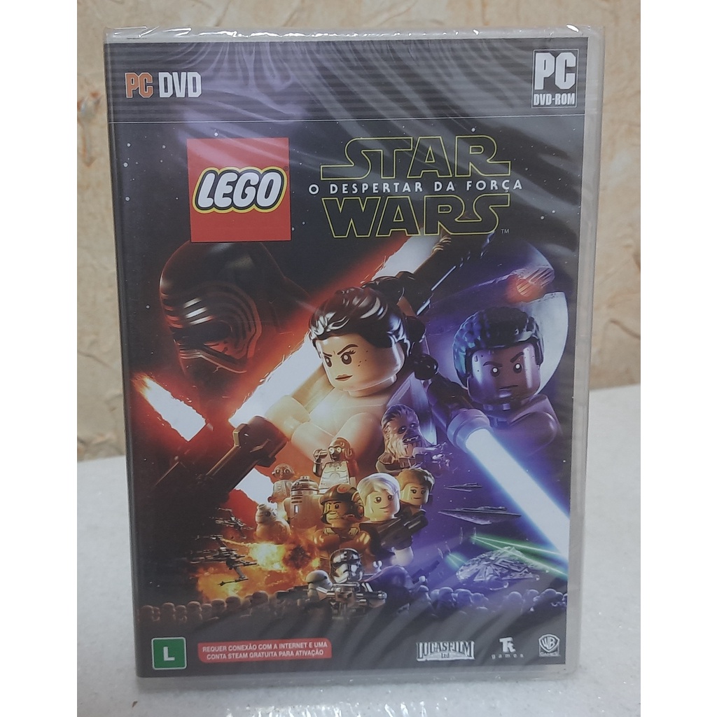 Lego Star Wars O Despertar da Força Original Lacrado Ativa na Steam - PC DVD-ROM