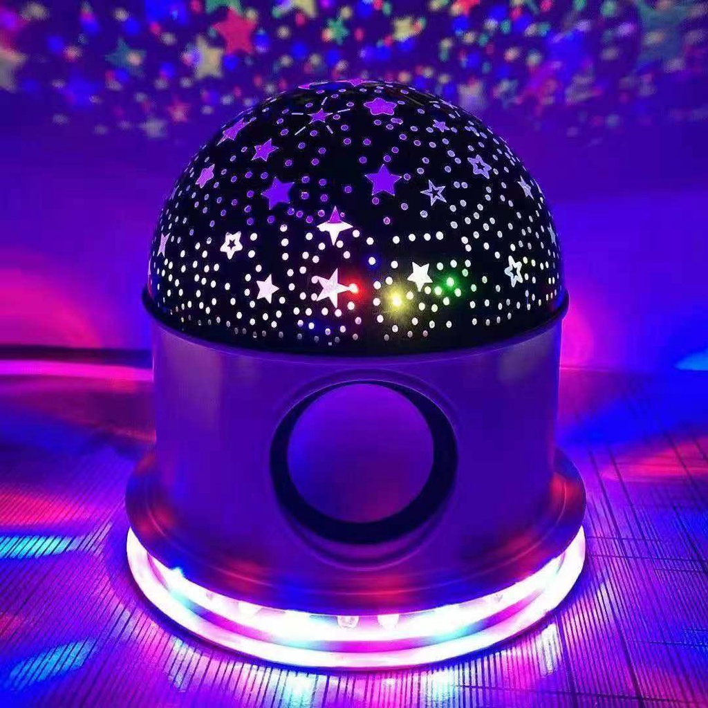 Globo Luminária Constelação Projetor de Estrelas Caixa de Som Com Bluetooth Music Bulb Para Natal