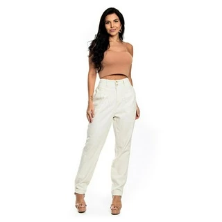 Calça slouchy Alfaiataria de Linho