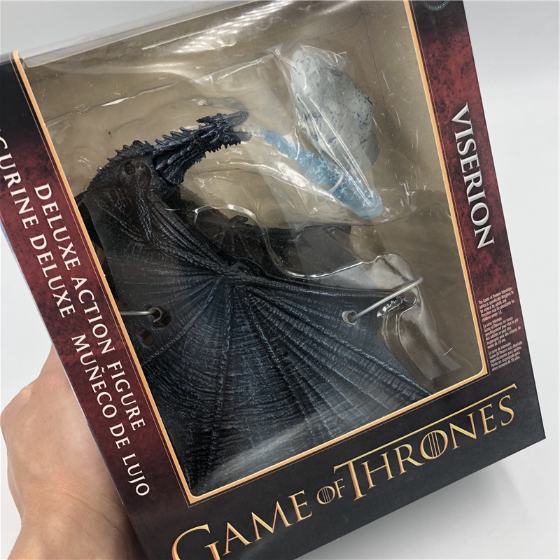 Game Of Thrones Viserion Ice Dragon Action Figure Toy | Shopee Brasil