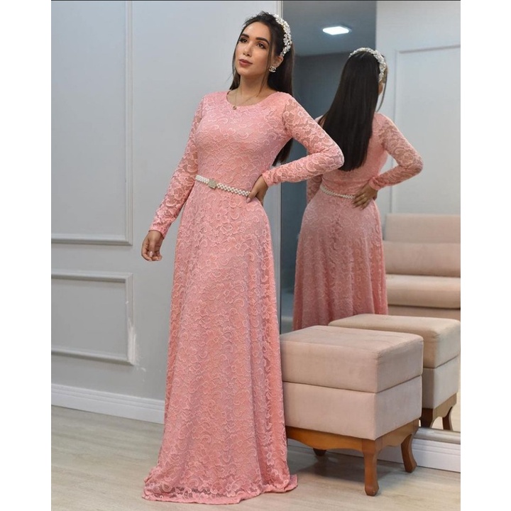 Moda Evangelica Vestido De Noiva Para Igreja Vestido Longo Noiva