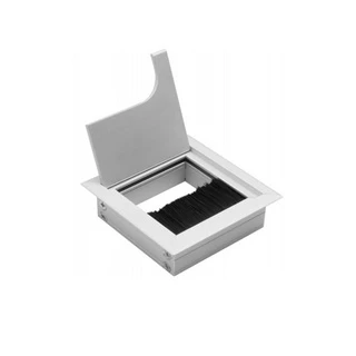 Passa Cabo Fio Quadrado Mesa Computador 80x80mm