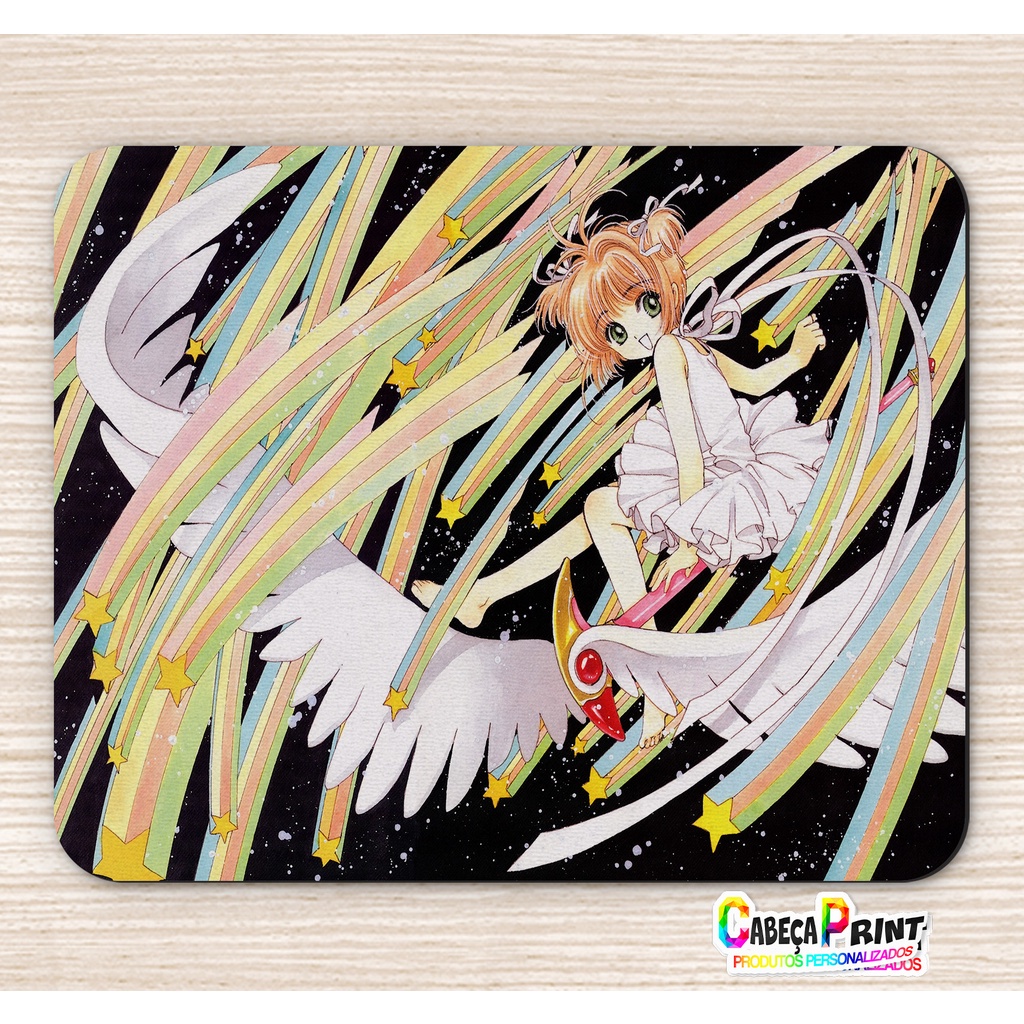 Mouse Pad 20X24 Cm Sakura Card Captors | Shopee Brasil