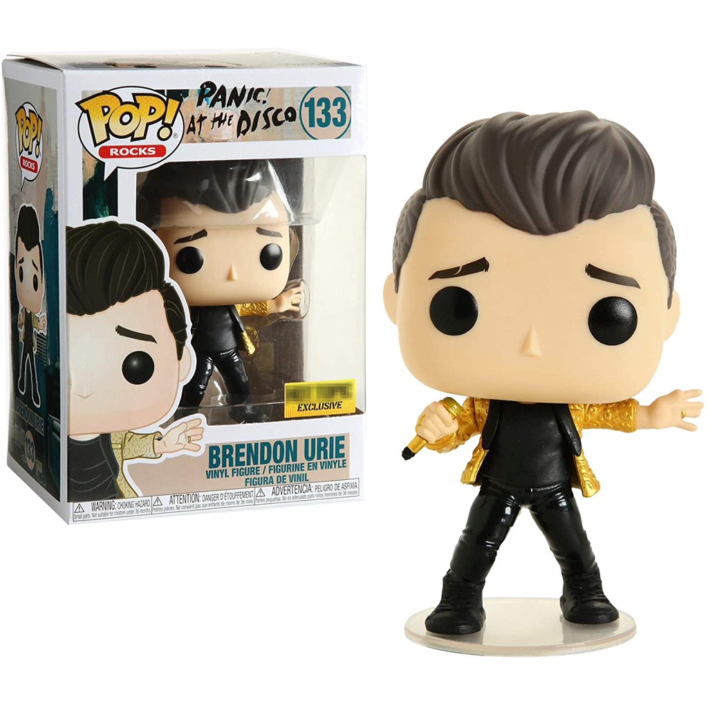Funko Pop Rocks Panic! At The Disco - Brendon Urie 133 Exclusive ...