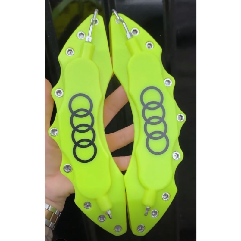 Capa de pinça de freio AUDI verde NEON