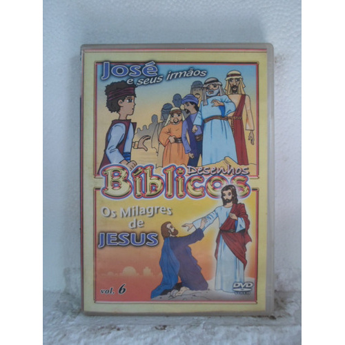 Dvd Desenhos Biblicos - Os Milagres De Jesus - Original | Shopee Brasil