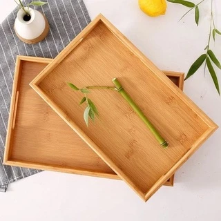 Bandeja Decorativa Ou Servir Em Madeira Mdf E Bambu