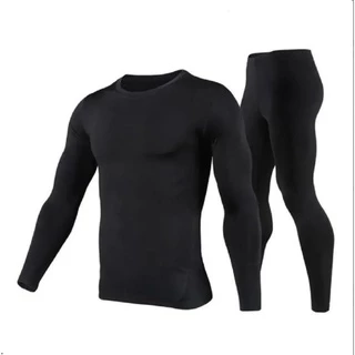 Conjunto Térmico Calça E Camisa Longa Segunda Pele Roupa Ciclista Bike